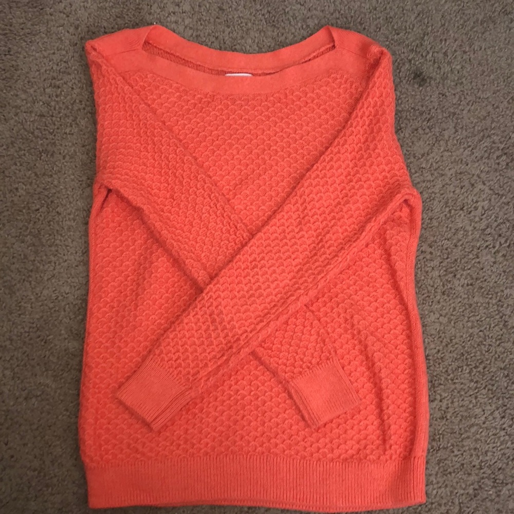 Orange sweater